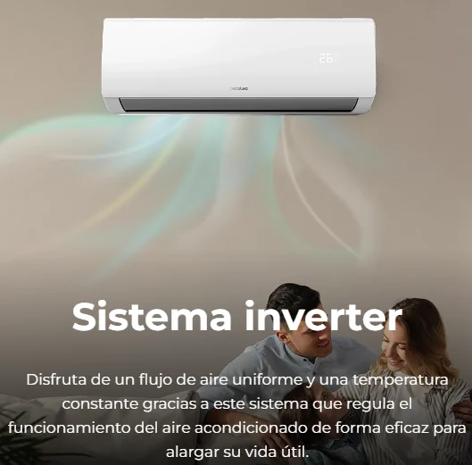 Aires Acondicionados AirClima Smartfresh de Cecotec con sistema inverter